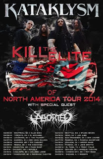KATAKLYSM Goes On The Kill The Elite Tour 2014