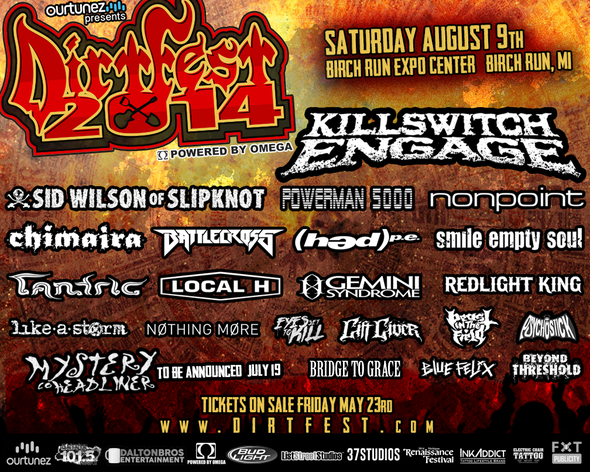 Killswitch Engage to Headline Dirt Fest!