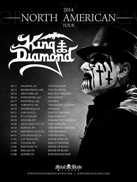 KING DIAMOND Announces New Tour