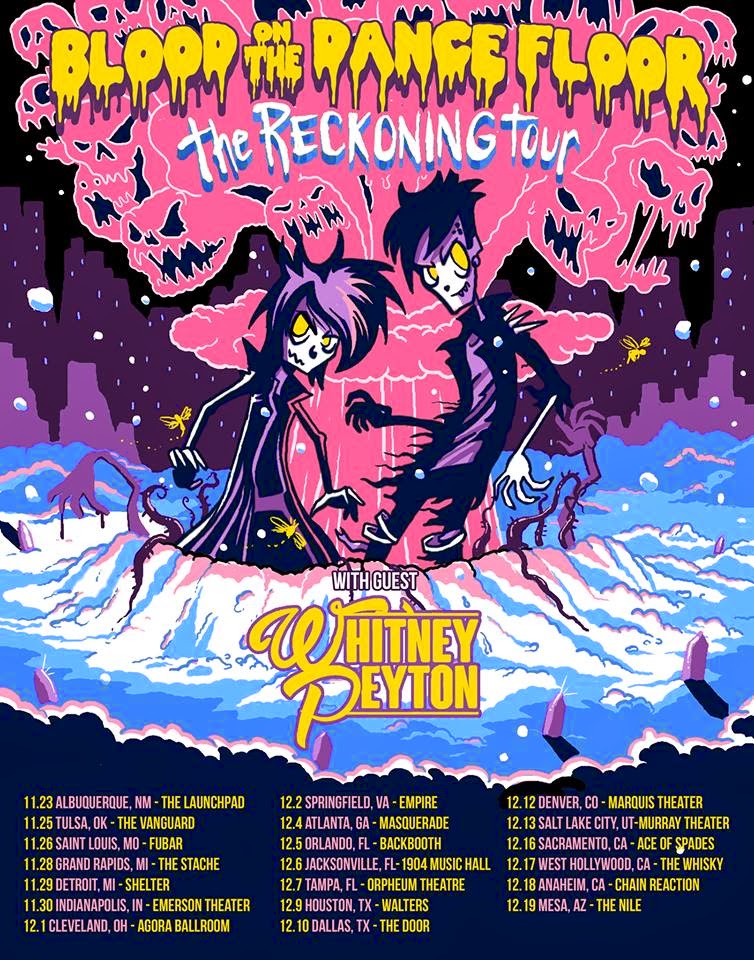 BLOOD ON THE DANCE FLOOR ANNOUNCES THE RECKONING TOUR