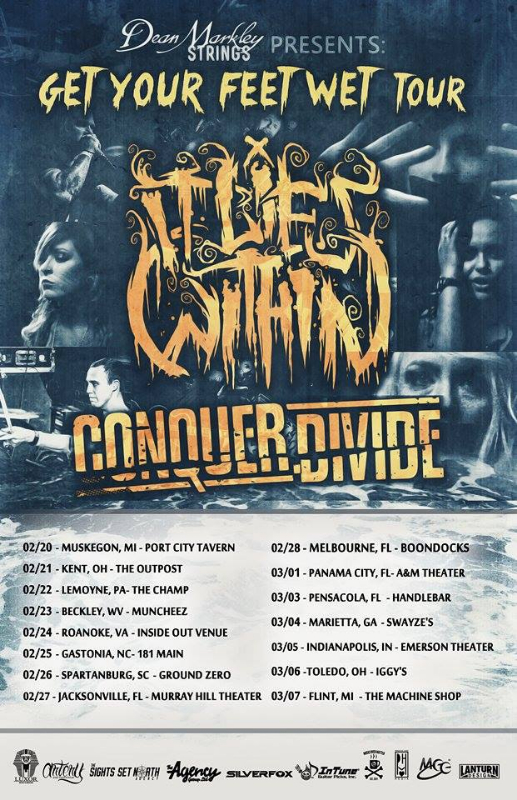 It Lies Within Announces Headlining Run with Conquer Divide
