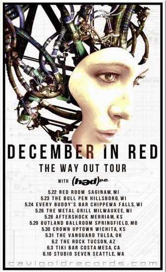 December In Red Announces The Way Out Tour