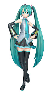 HATSUNE MIKU – VIRTUAL JAPANESE AVATAR – WEARING GIVENCHY HAUTE COUTURE by RICCARDO TISCI IN THE NEW ISSUE OF VOGUE MAGAZINE