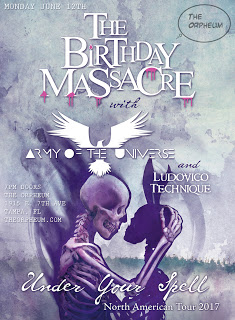The Birthday Massacre Announces "Under Your Spell" Tour