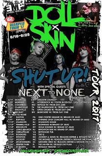 DOLL SKIN ANNOUNCE SUMMER TOUR WITH NEXT TO NONE