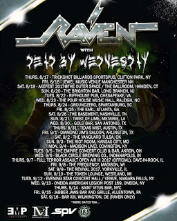 Raven and Dead By Wednesday Announces New Tour