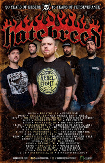HATEBREED ARE CELEBRATING 20 YEARS OF "DESIRE" AND 15 YEARS OF "PERSEVERANCE" WITH FALL HEADLINE TOUR