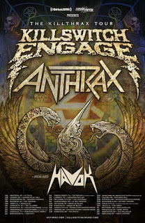 ANTHRAX AND KILLSWITCH ENGAGE ANNOUNCES THE "KILLTHRAX II" TOUR