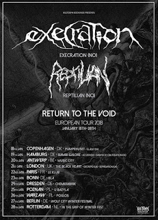 Execration Announces the "Return To The Void" European Tour