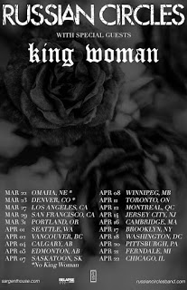 RUSSIAN CIRCLES ANNOUNCE NEW TOUR WITH KING WOMAN