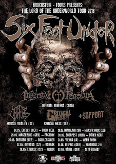 SIX FEET UNDER Announces New European Tour
