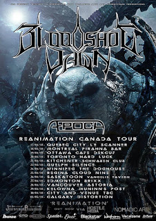 BLOODSHOT DAWN ANNOUNCES NEW TOUR