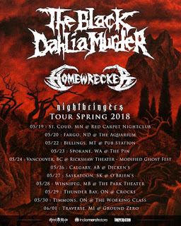 The Black Dahlia Murder Announces New Tour with Homewrecker Supporting