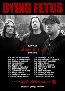 Goatwhore To Support Dying Fetus On "European Annihilation Summer 2018 Tour"