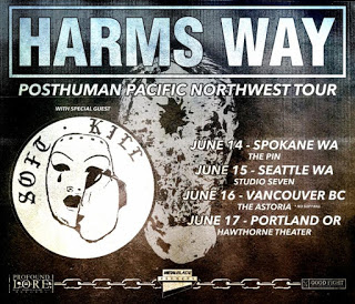 Harm’s Way Announces "Posthuman Pacific Northwest Tour" with Soft Kill
