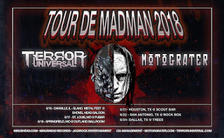 MOTOGRATER and TERROR UNIVERSAL Announce June 2018 "Tour De Madman" Co-Headline Tour Dates