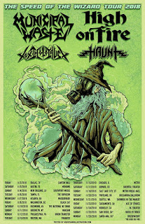 Municipal Waste Announces Co-headlining U.S. Tour with High On Fire!