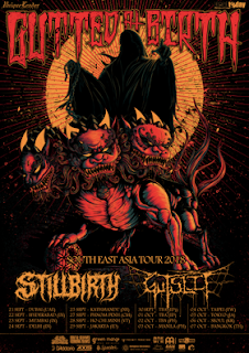 GUTSLIT AND STILLBIRTH CONFIRMED TO TOUR SOUTH EAST ASIA ON THE "GUTTED AT BIRTH" 2018 TOUR