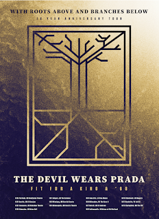THE DEVIL WEARS PRADA ANNOUNCE WITH ROOTS ABOVE AND BRANCHES BELOW TENTH ANNIVERSARY TOUR