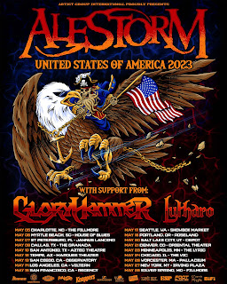 Alestorm says Quack, Quack, with Ducks, with Gloryhammer and Lutharo in for the Fun in LA!