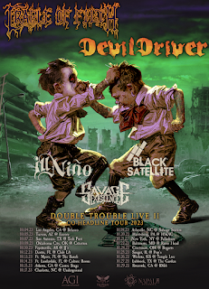 CRADLE OF FILTH & DEVILDRIVER Announce Second Leg of 2023 U.S. Co-Headline Tour