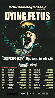 DESPISED ICON ANNOUNCE THE ‘MAKE THEM BEG FOR DEATH’ U.S. TOUR 2023 WITH HEADLINERS DYING FETUS!
