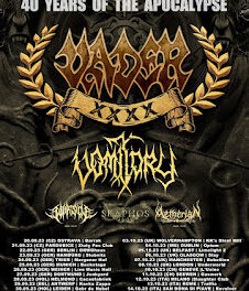 Swedish Death Metallers VOMITORY Announces European Tour with VADER!