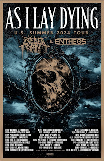AS I LAY DYING – Announce U.S. Summer 2024 Tour With CHELSEA GRIN & ENTHEOS