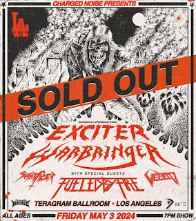 Exciter Brought Warbringer and More to Thrash the Night Away in LA with a Sold Out Show!