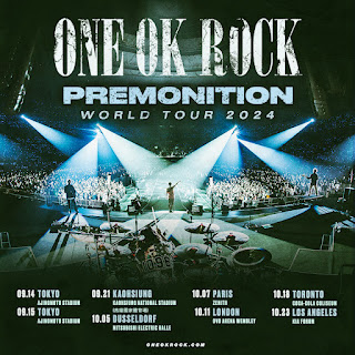 ONE OK ROCK ANNOUNCE MASSIVE “2024 PREMONITION WORLD TOUR”